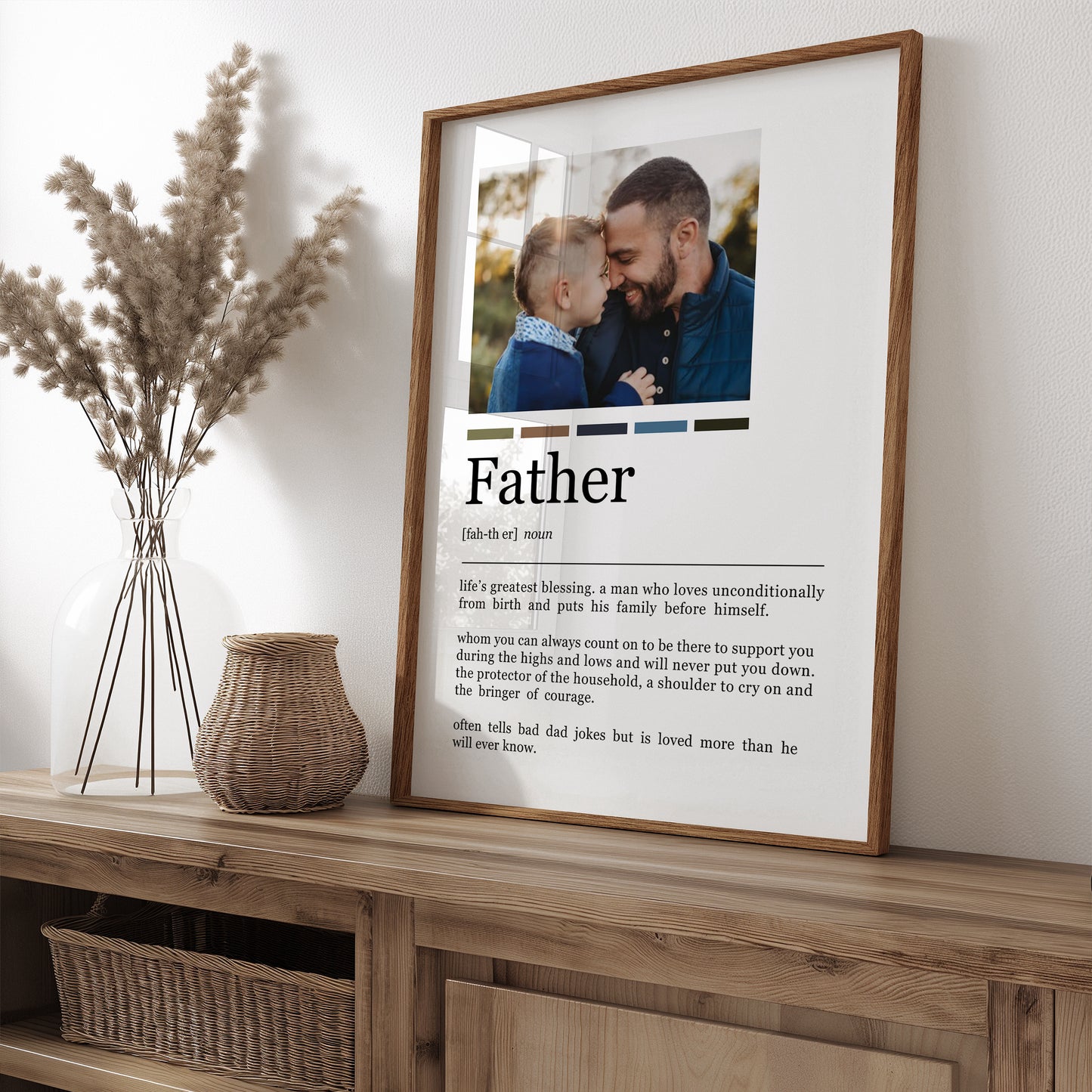 Personalised Dad Definition Print