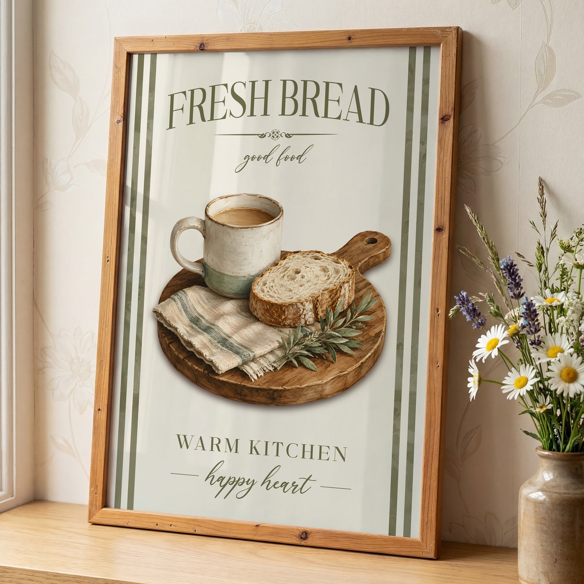 Fresh Bread - Warm Kitchen, Happy Heart
