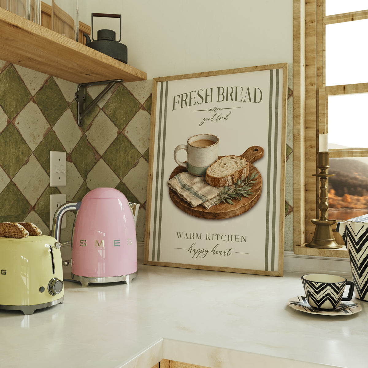 Fresh Bread - Warm Kitchen, Happy Heart