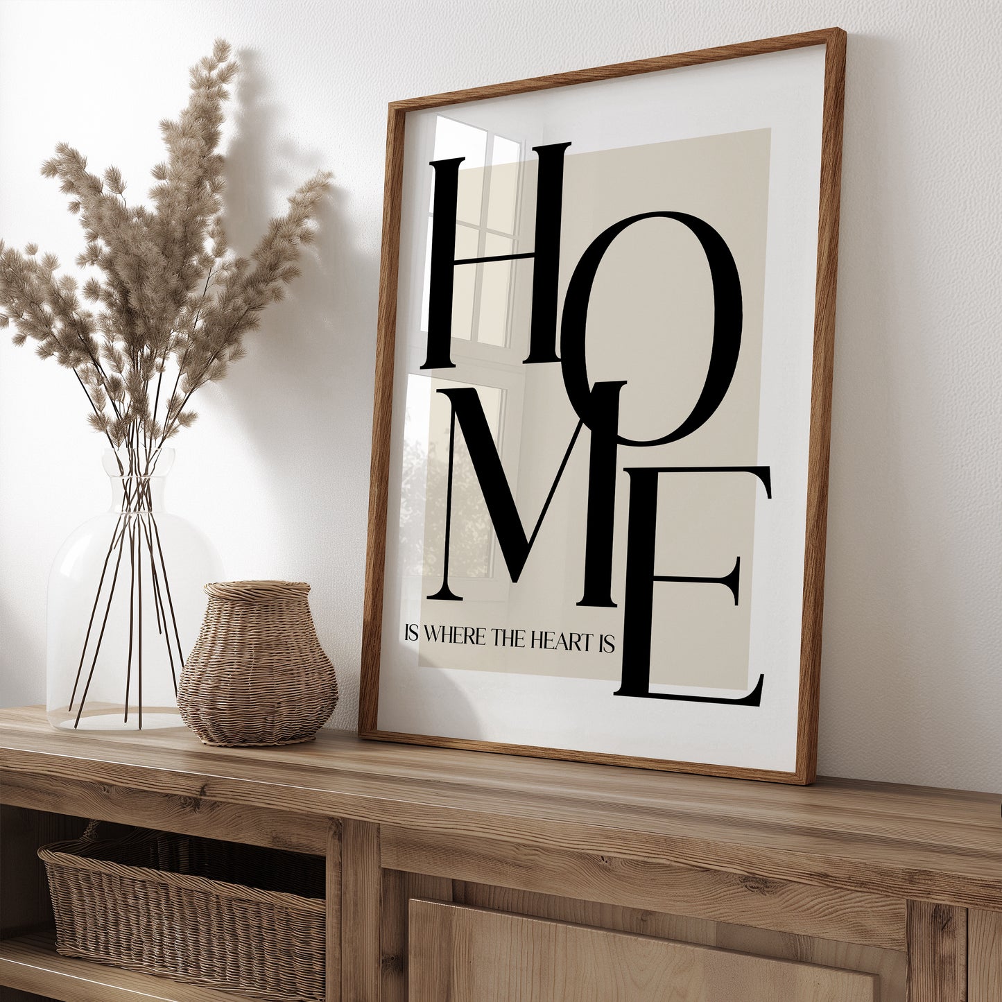 HOME is where the heart is | Hallway Prints