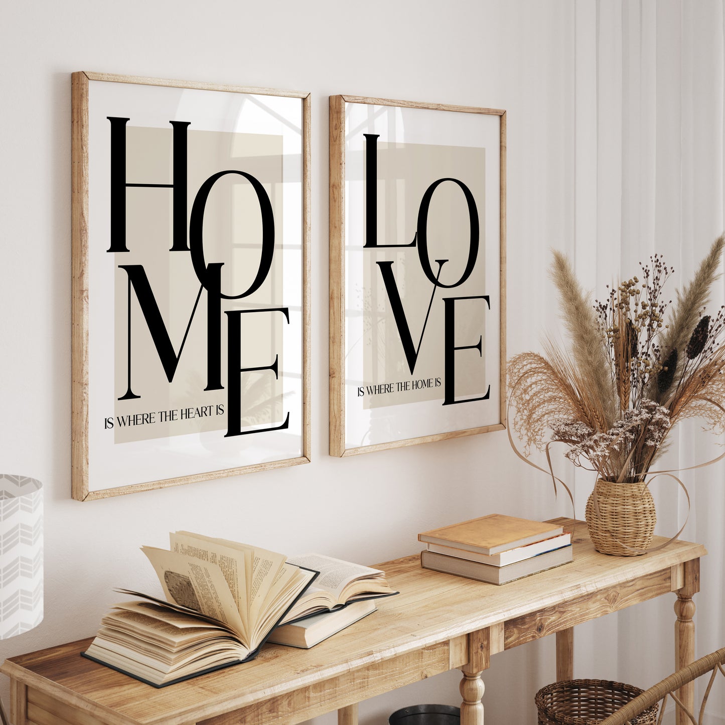 HOME - LOVE | Hallway Prints