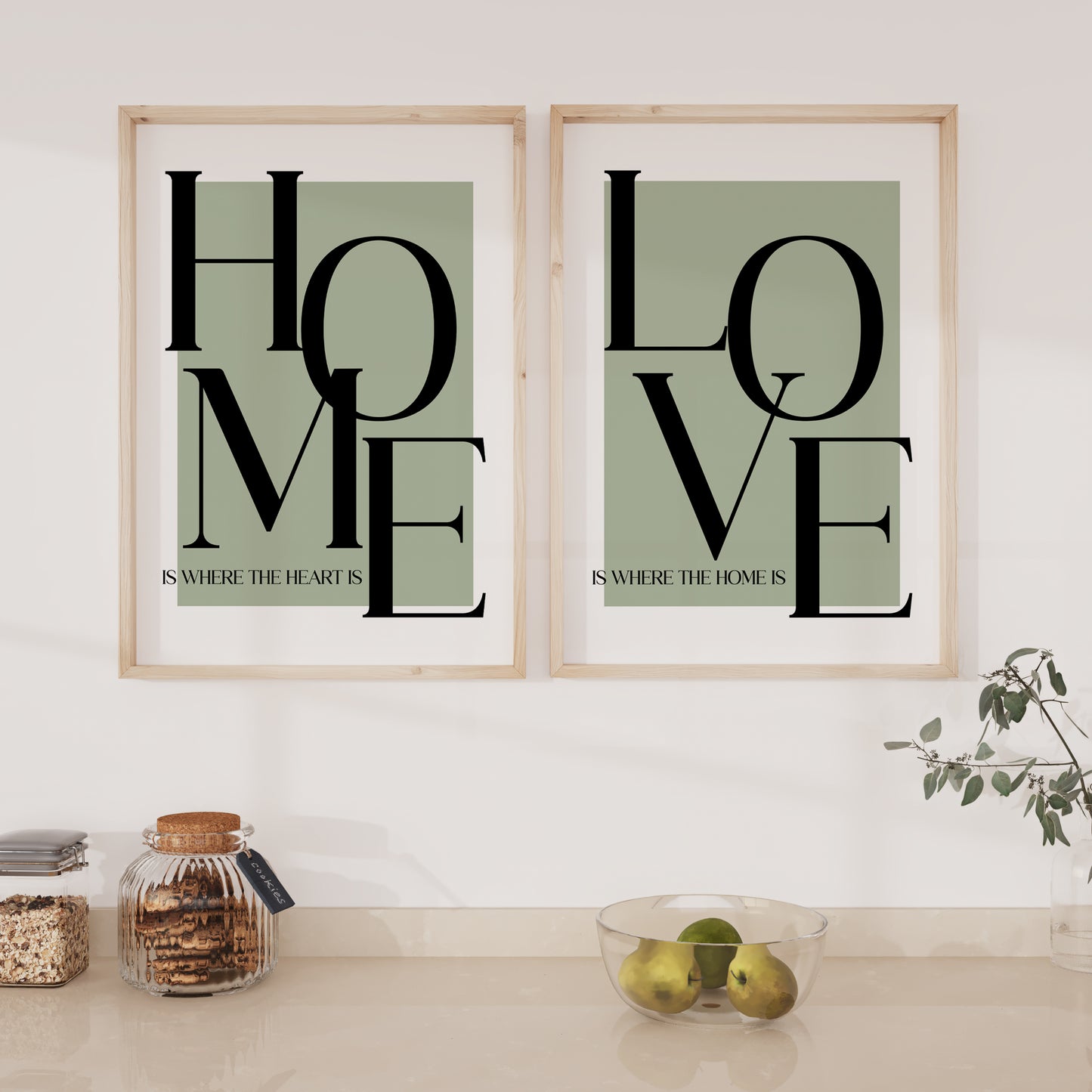 HOME - LOVE | Hallway Prints