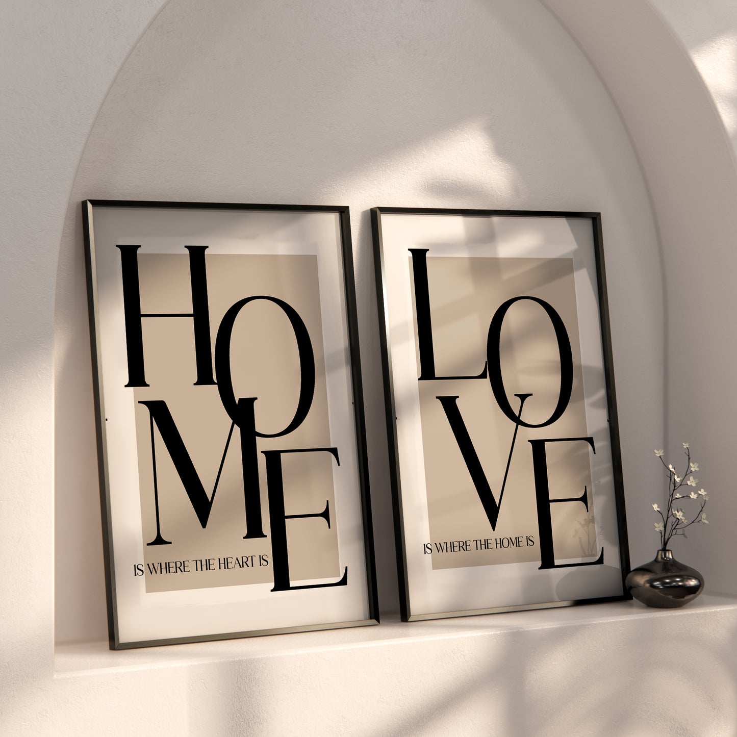 HOME - LOVE | Hallway Prints