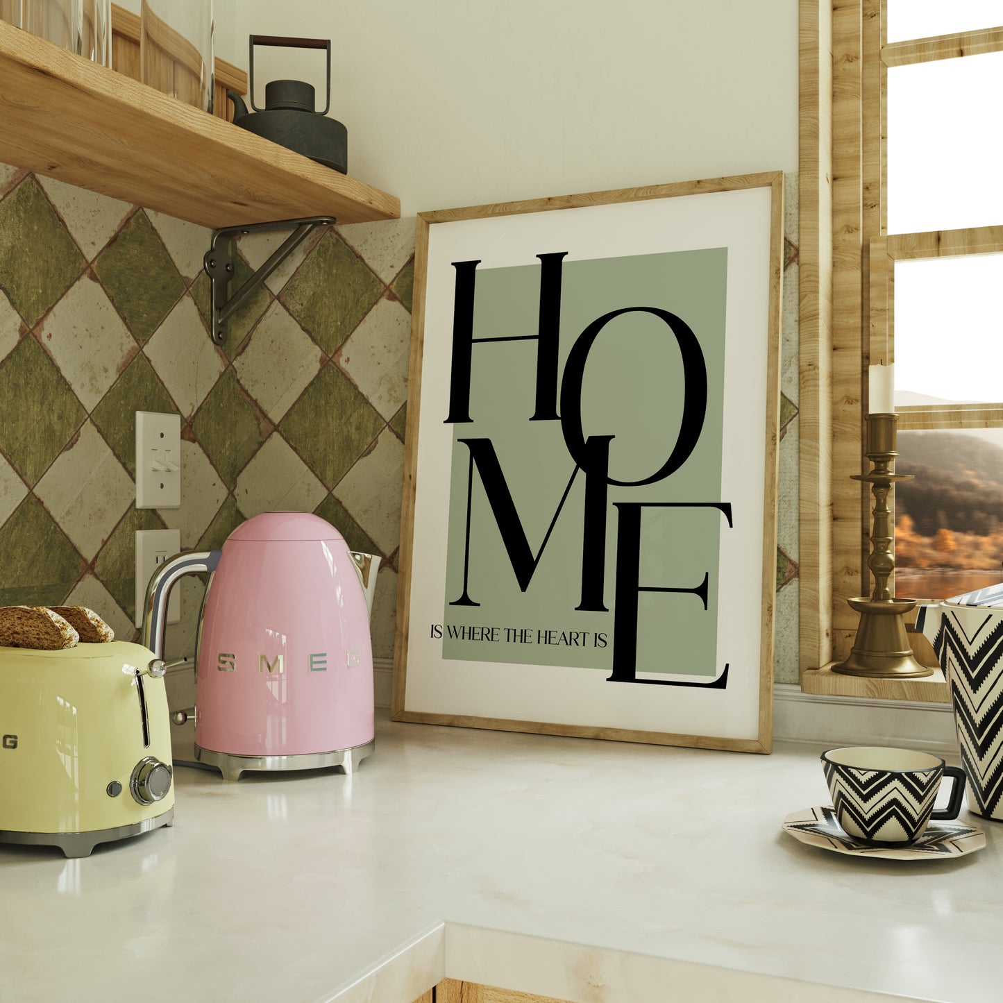 HOME is where the heart is | Hallway Prints