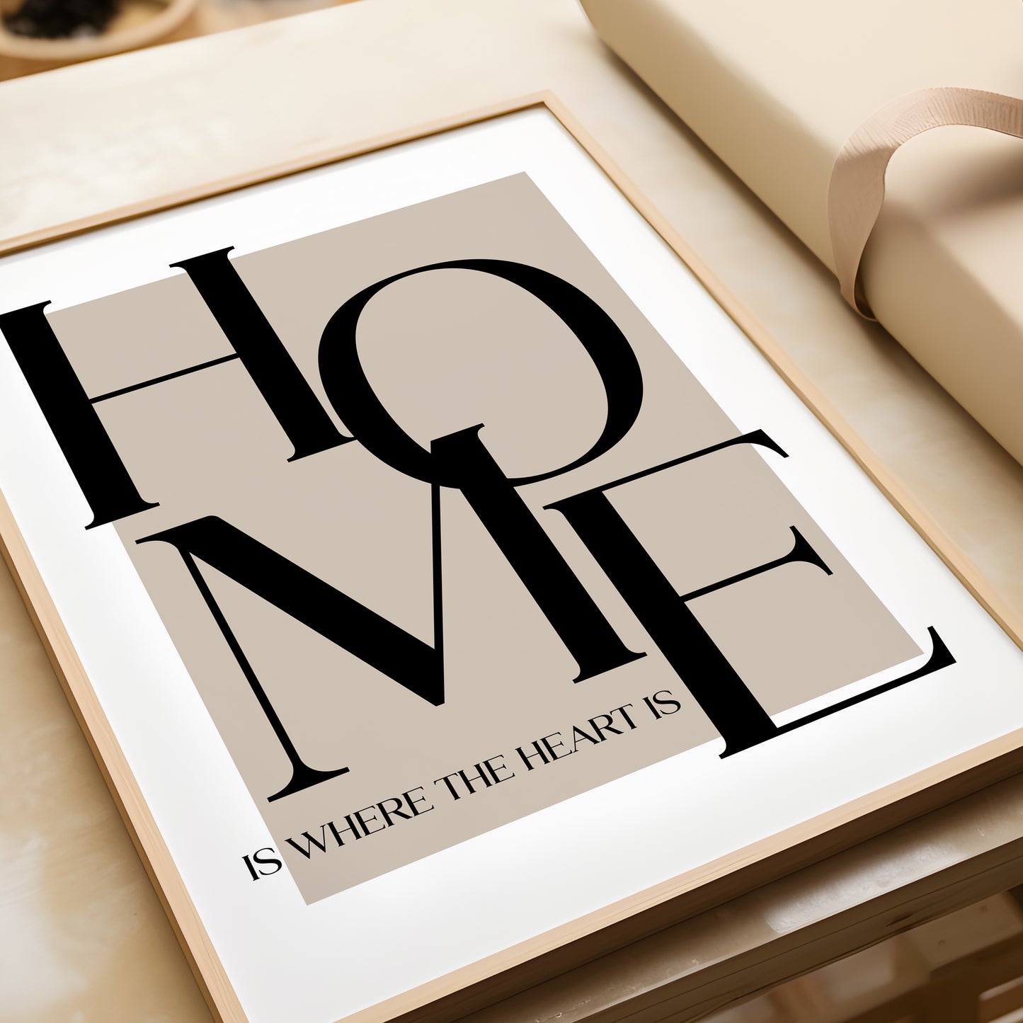 HOME is where the heart is | Hallway Prints