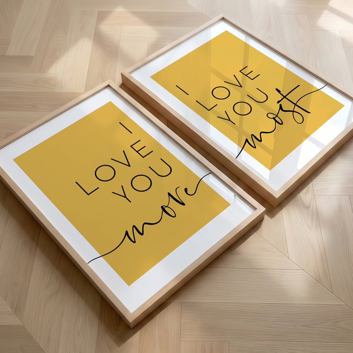 I Love You More, I Love You Most | Set of 2