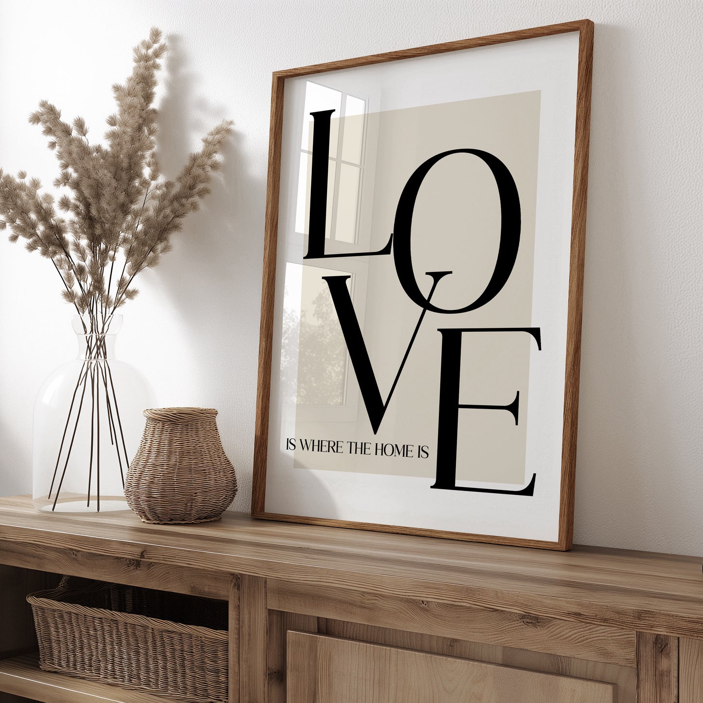 LOVE is where the home is | Living Room Prints