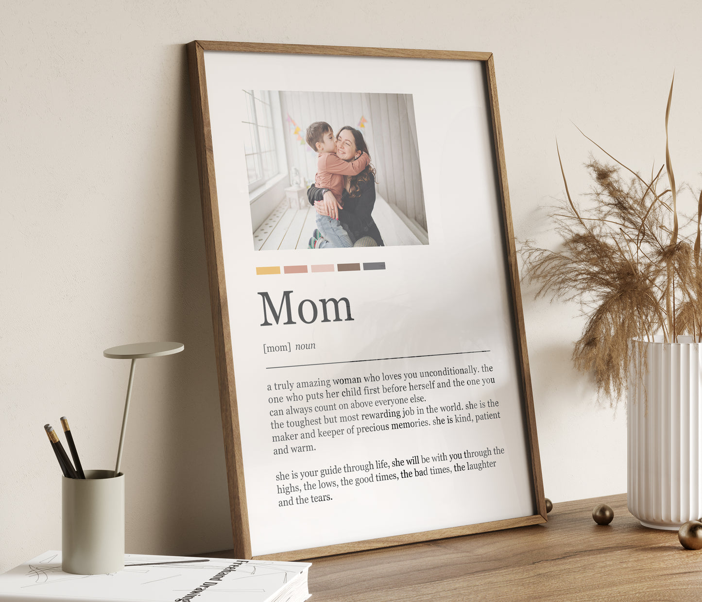 Mother, Mum, Mom Definition | Personalised Photo Gift