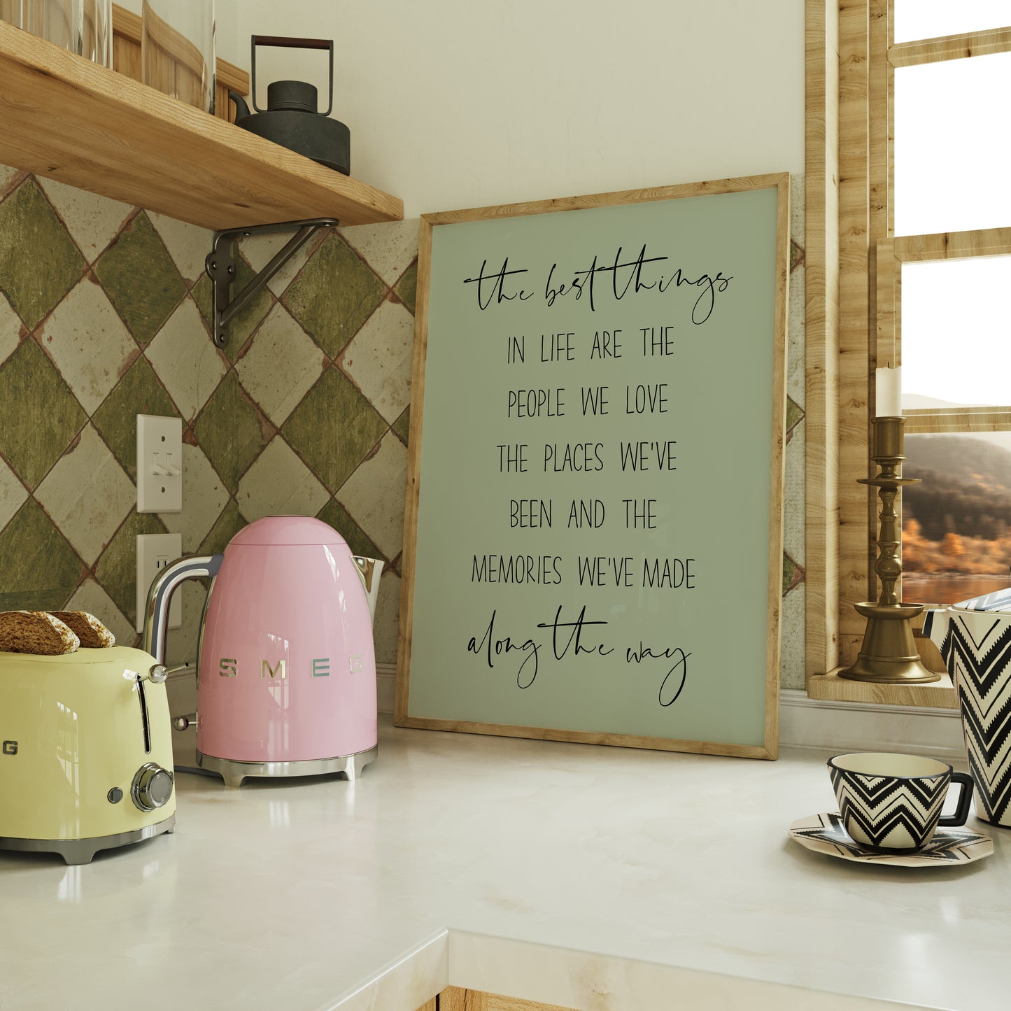 The Best Things in Life | Inspirational Quote Print