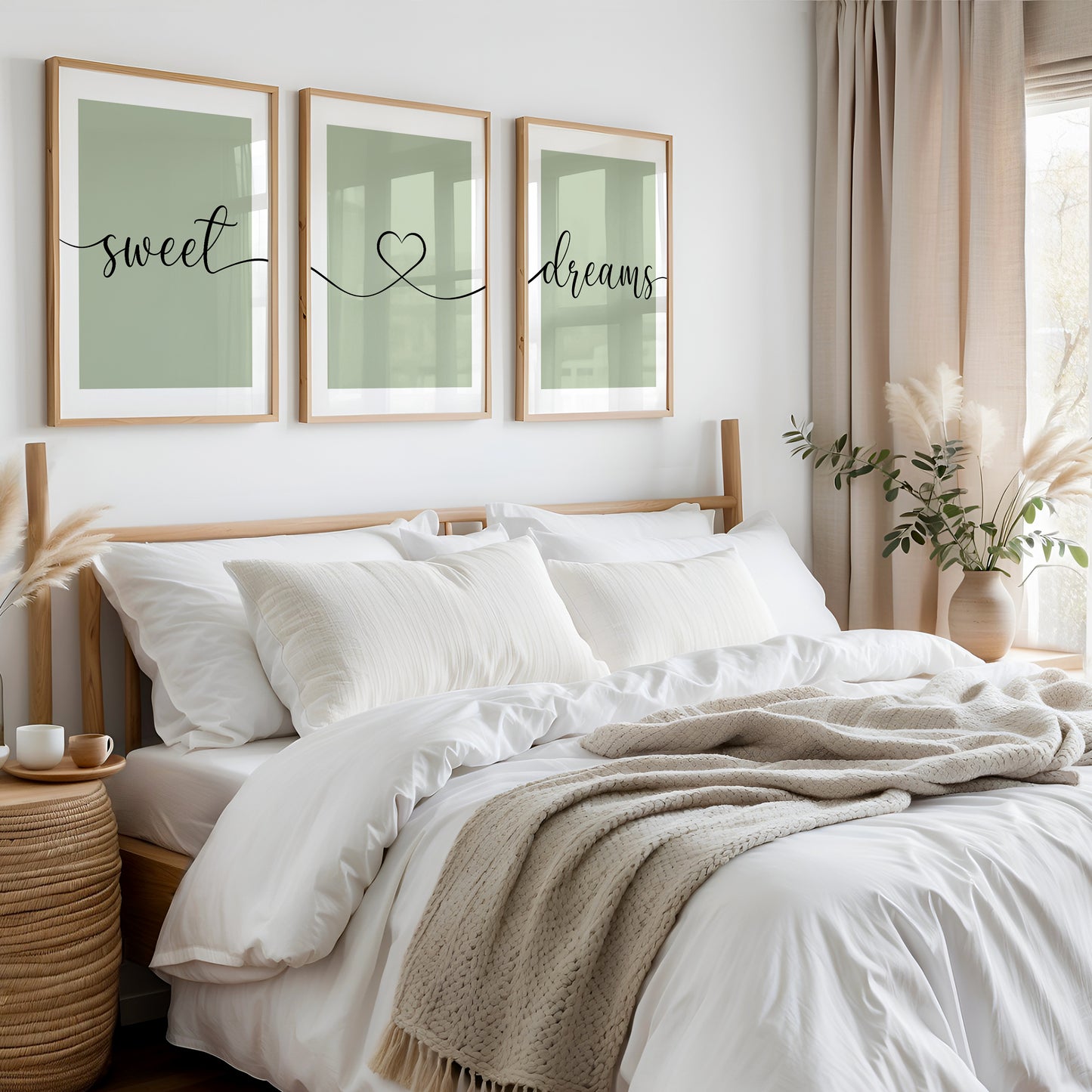 Sweet Dreams, Set of 3 | Bedroom Prints