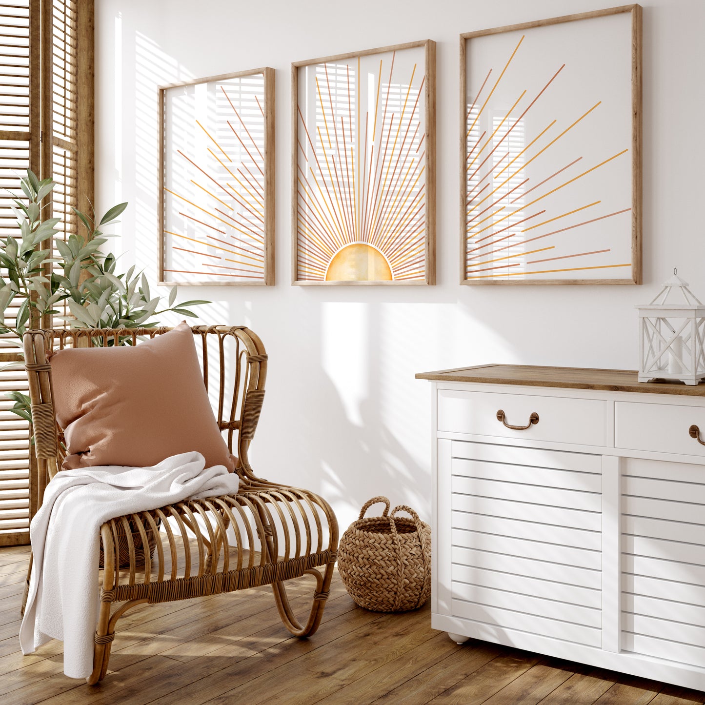 Boho Sun Print | Set of 3