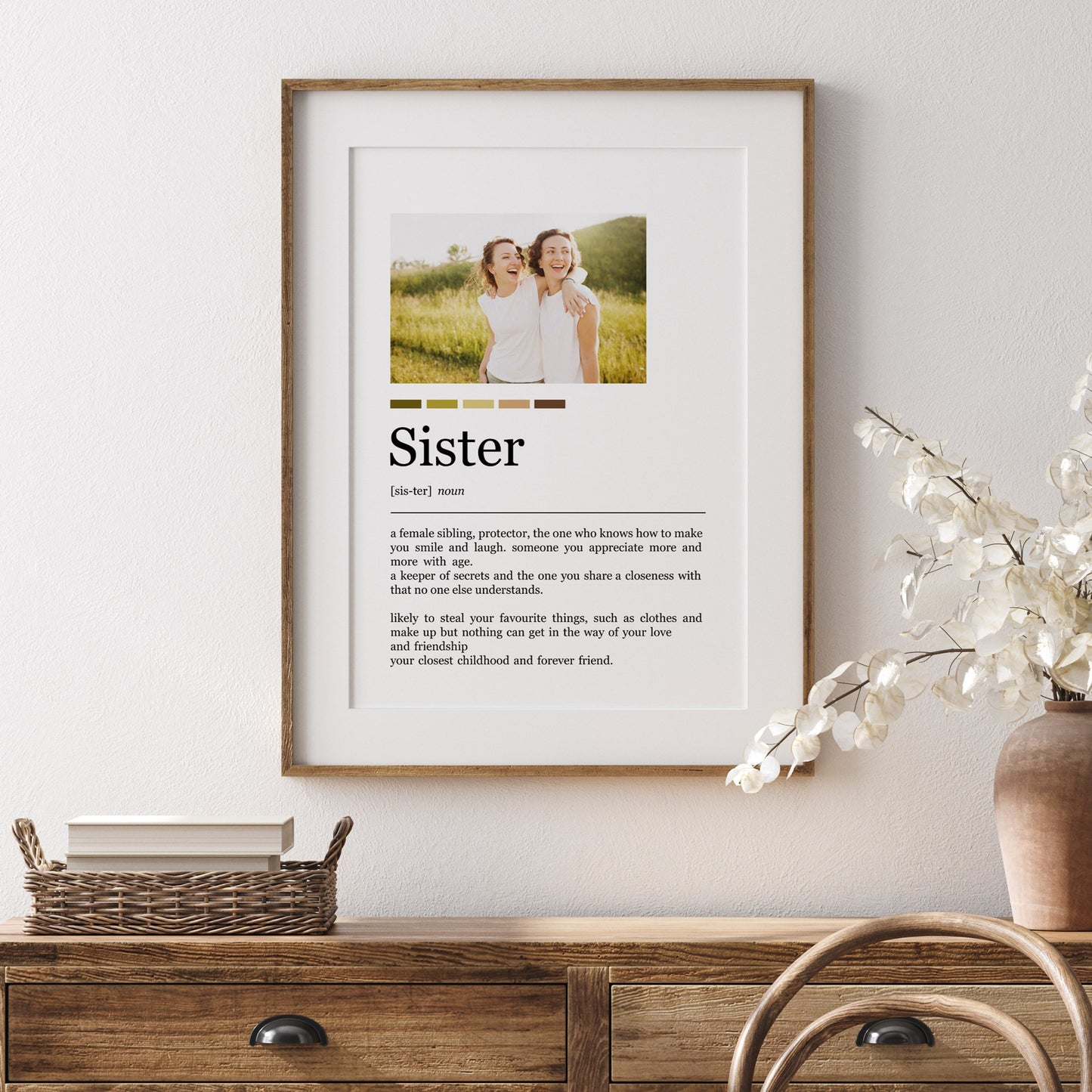 Sister Definition | Personalised Photo Gift