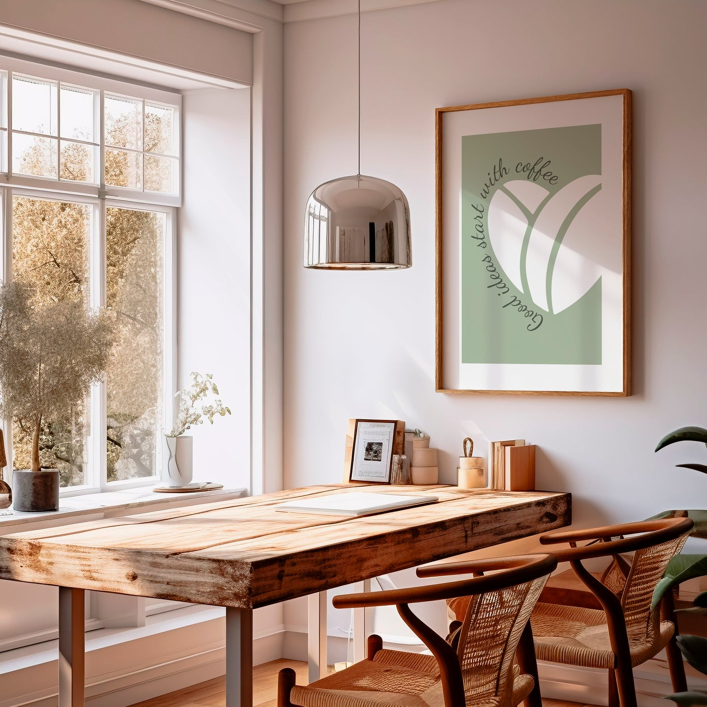 Good Ideas Start With Coffee Print | Kitchen Prints