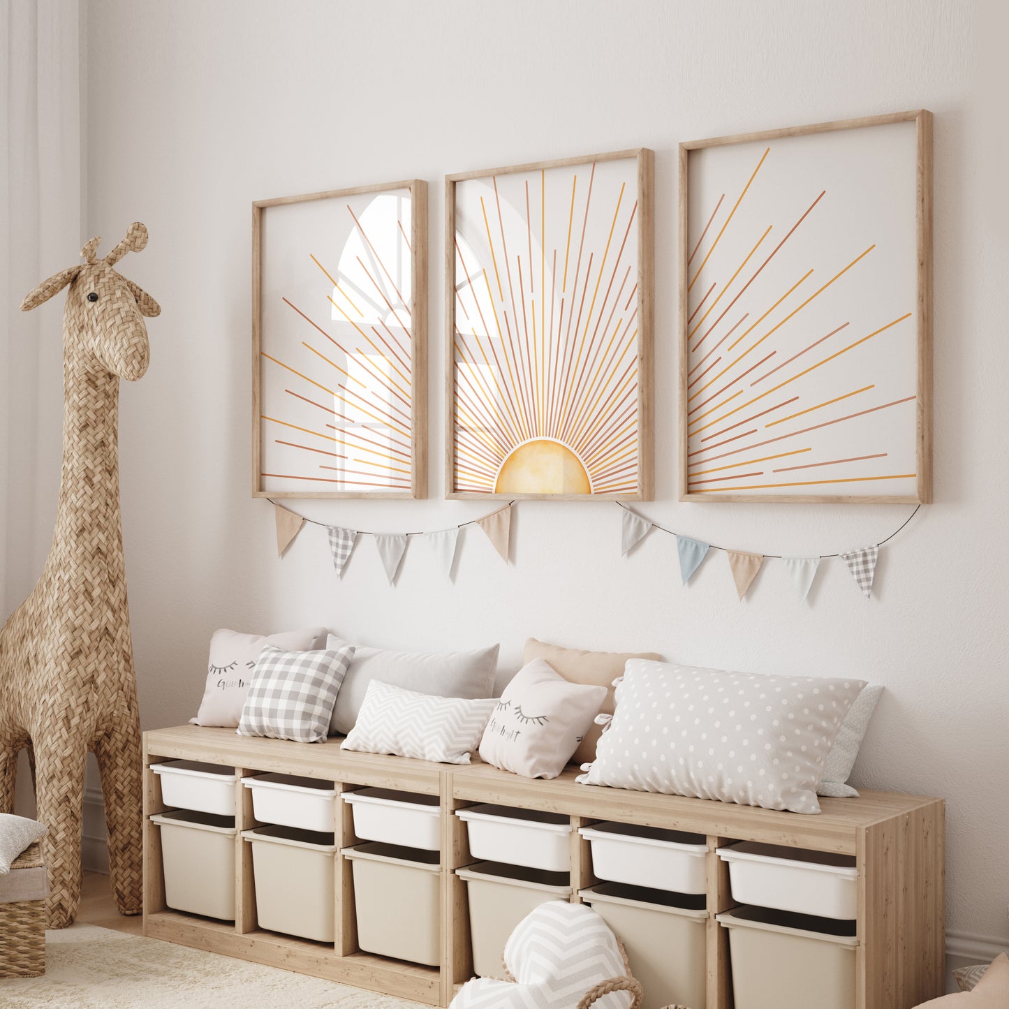 Boho Sun Print | Set of 3
