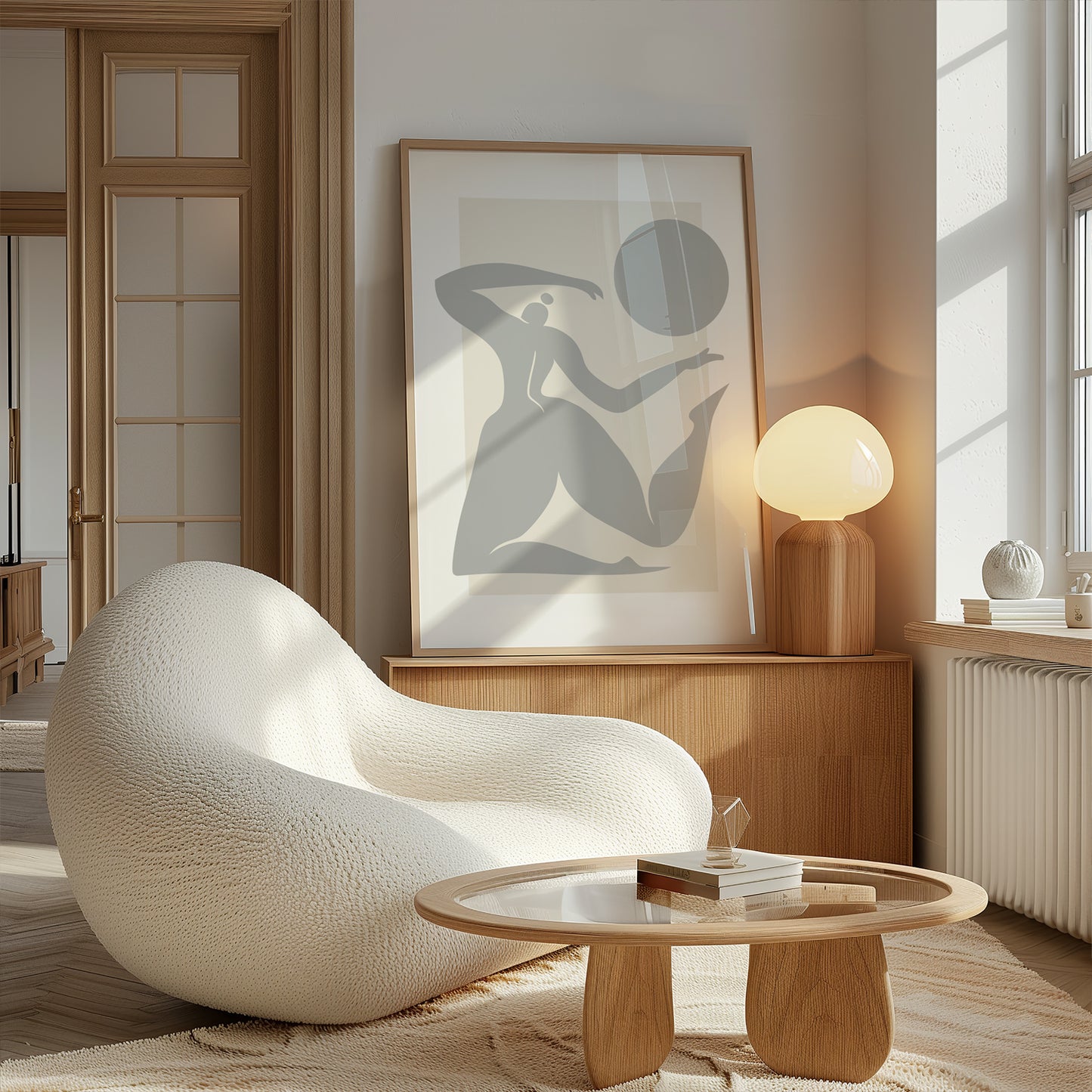 Henri Matisse Abstract Woman | Neutral Wall Art Print