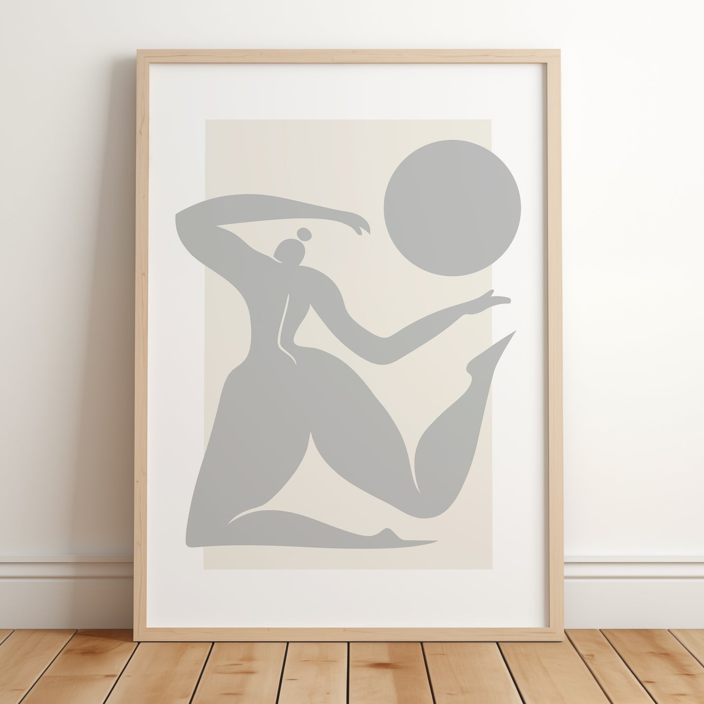 Henri Matisse Abstract Woman | Neutral Wall Art Print