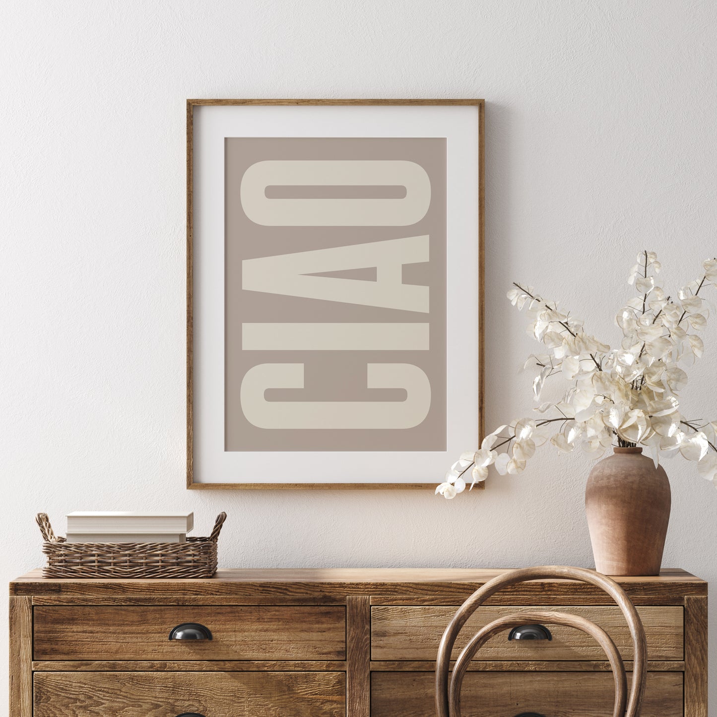 Ciao Beige Print