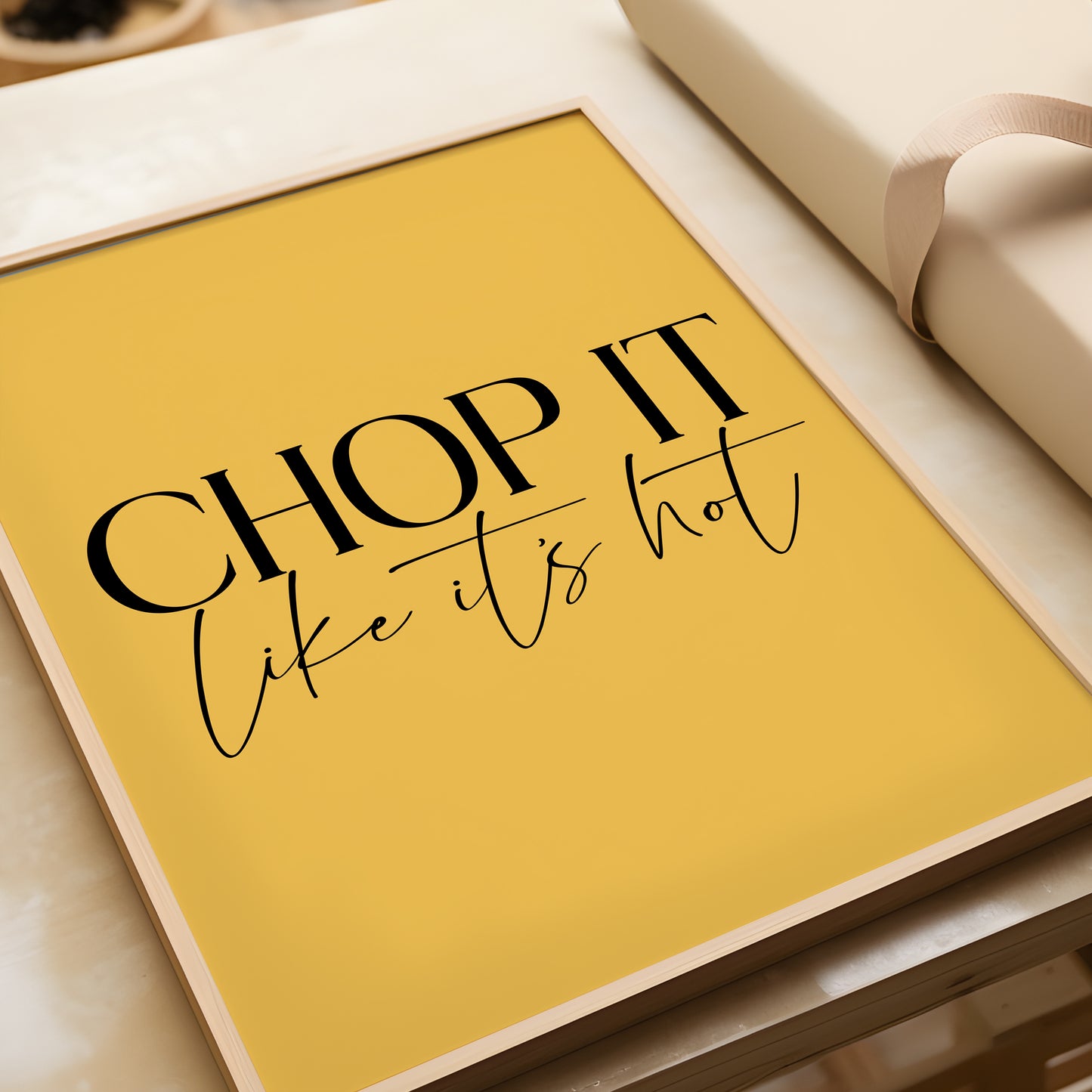Chop it Like its Hot | Kitchen Prints