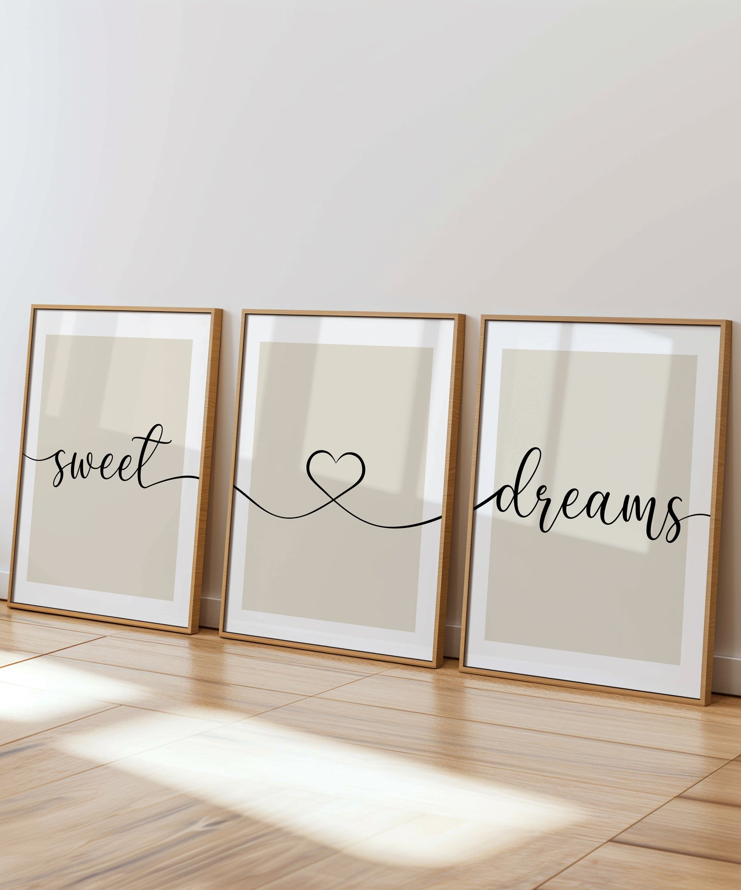 Sweet Dreams, Set of 3 | Bedroom Prints