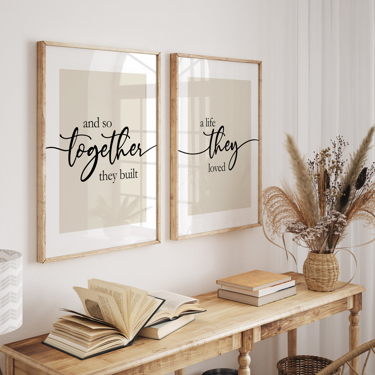 And So Together They Built a Life They Loved | Set of 2