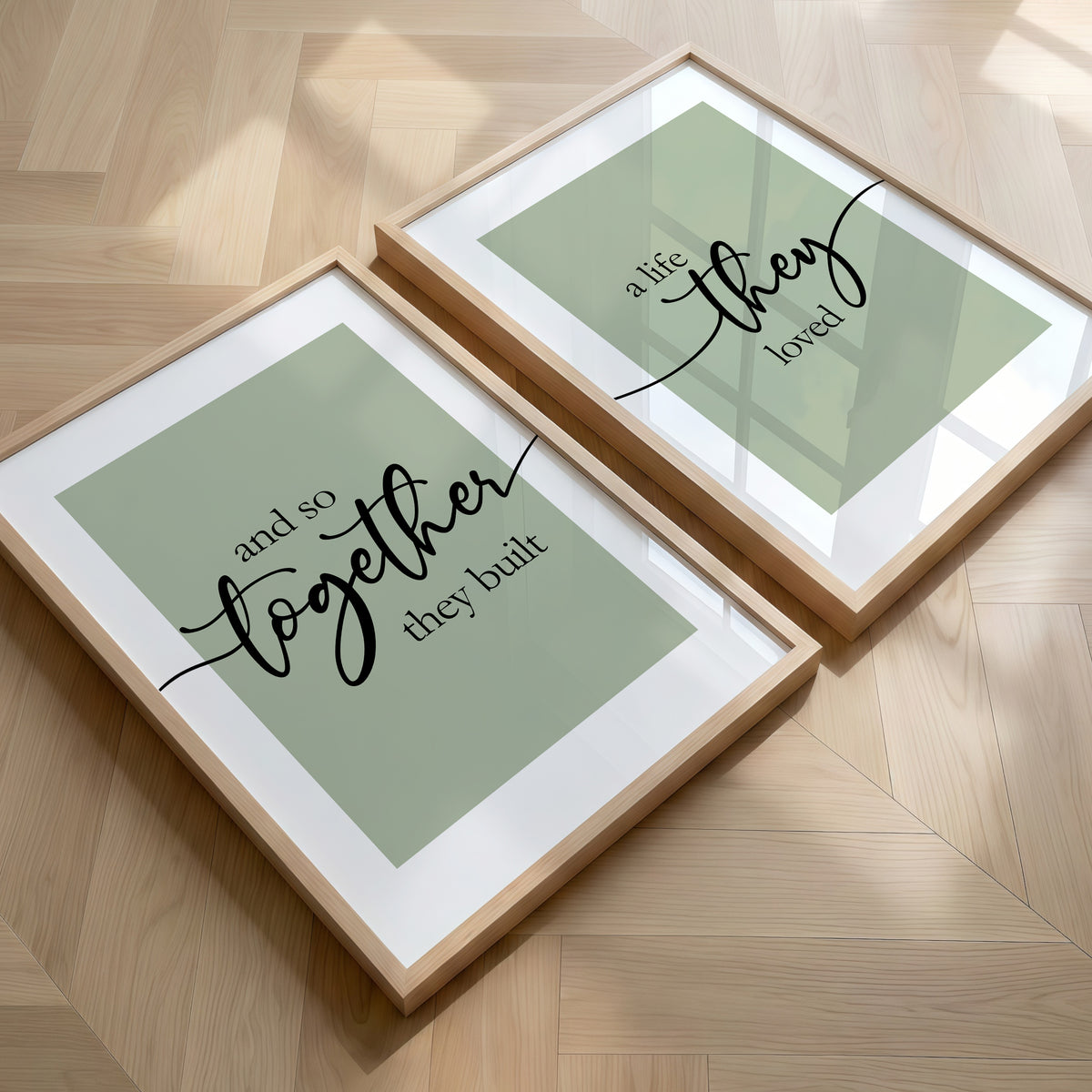 And So Together They Built a Life They Loved | Set of 2