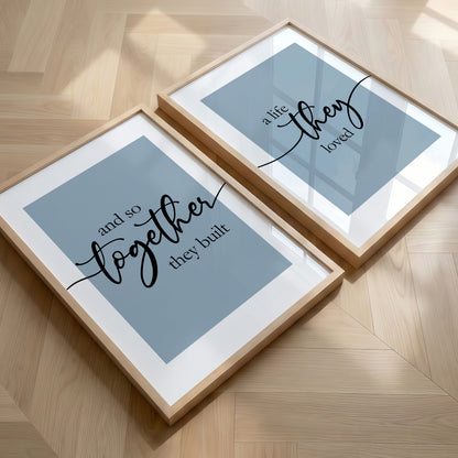 And So Together They Built a Life They Loved | Set of 2