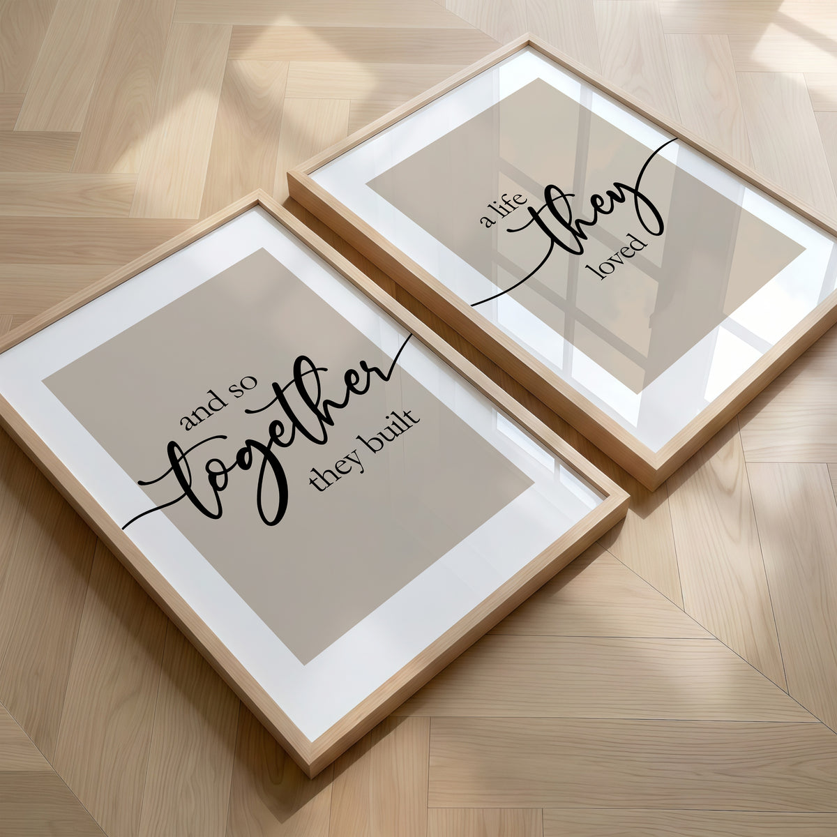 And So Together They Built a Life They Loved | Set of 2