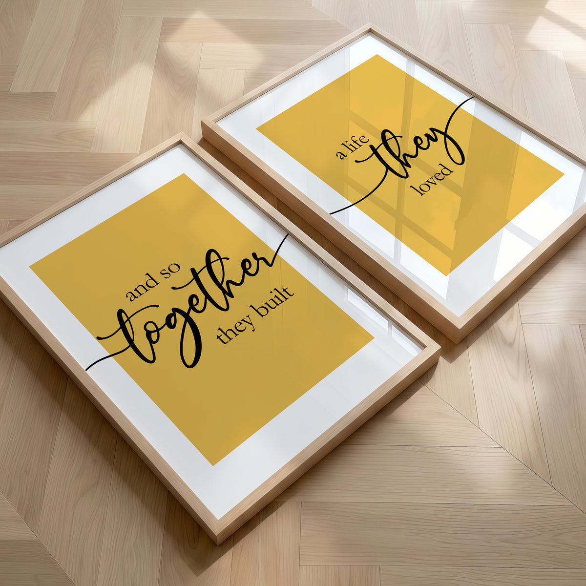 And So Together They Built a Life They Loved | Set of 2