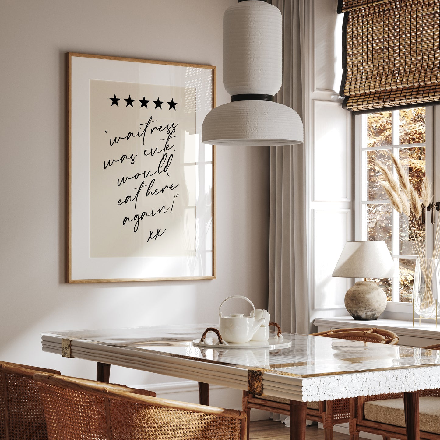 Waitress Was Cute | Kitchen Print