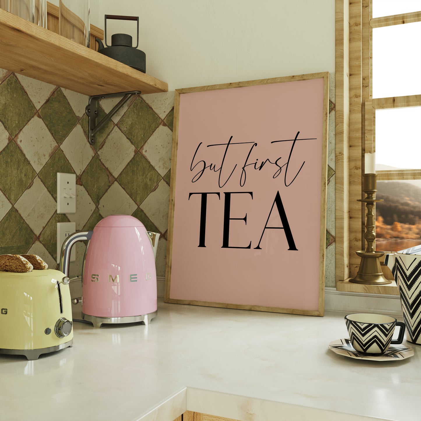 But First Tea - Kitchen Print