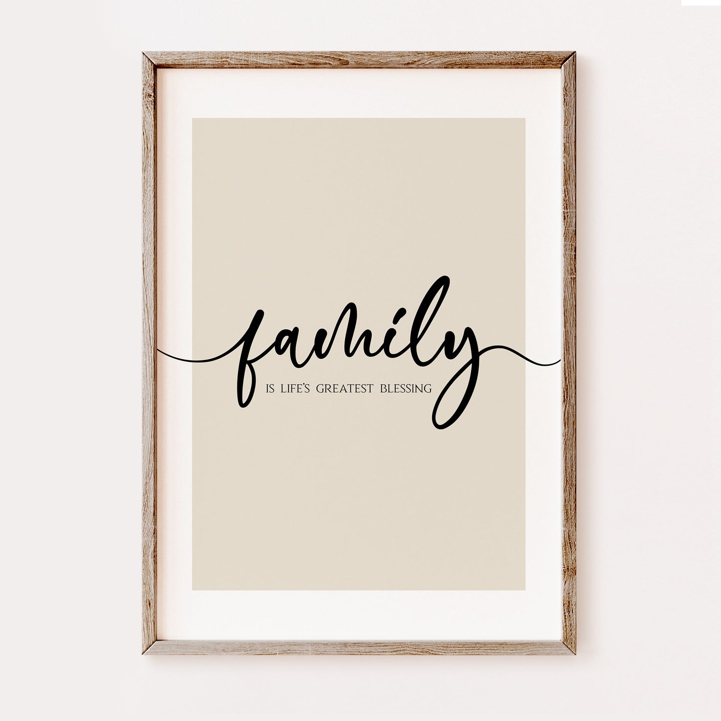 Family is Life's Greatest Blessing