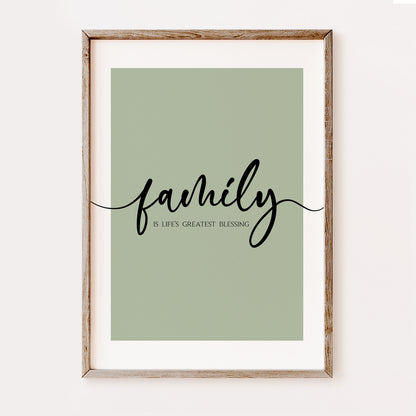 Family is Life's Greatest Blessing