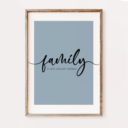Family is Life's Greatest Blessing