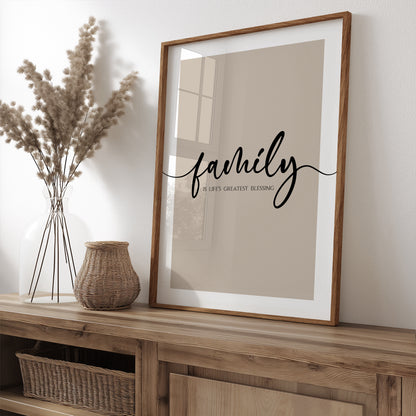 Family is Life's Greatest Blessing