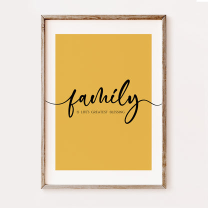 Family is Life's Greatest Blessing