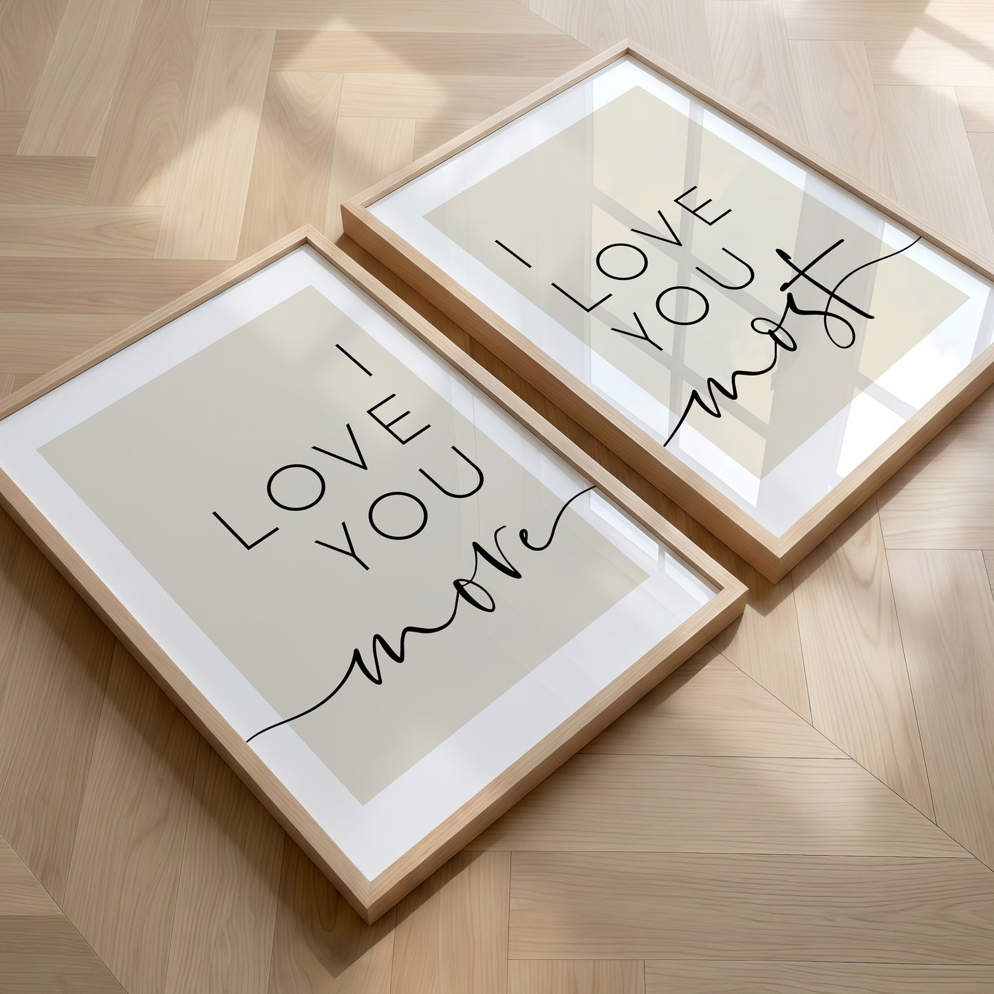 I Love You More, I Love You Most | Set of 2