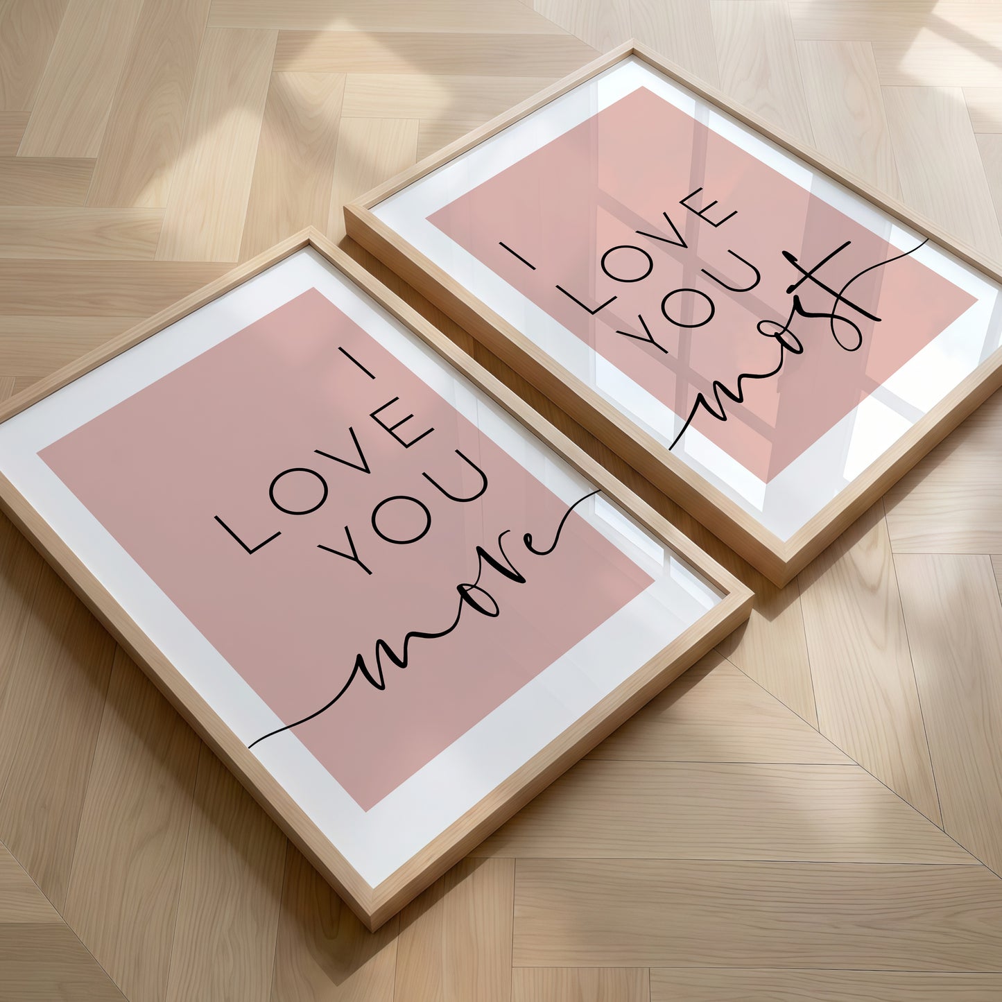 I Love You More, I Love You Most | Set of 2