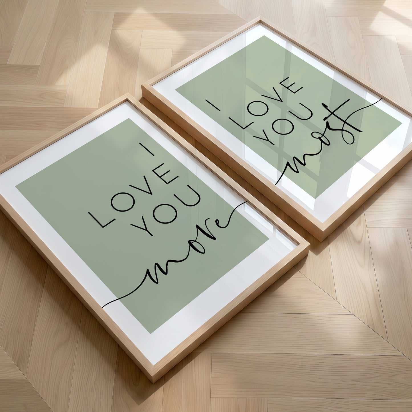 I Love You More, I Love You Most | Set of 2