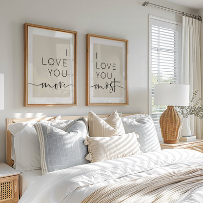 I Love You More, I Love You Most | Set of 2
