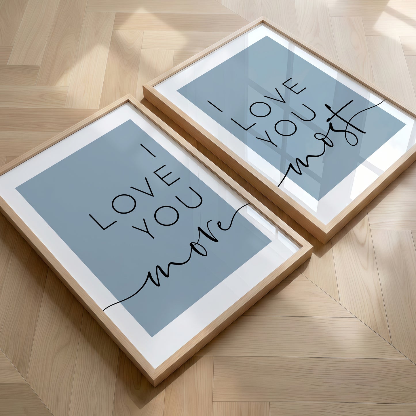 I Love You More, I Love You Most | Set of 2