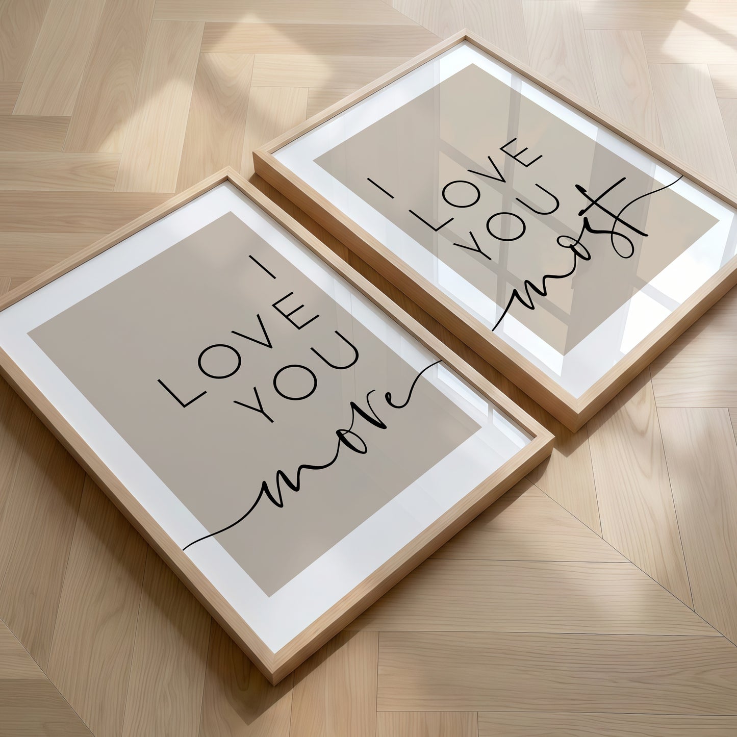 I Love You More, I Love You Most | Set of 2