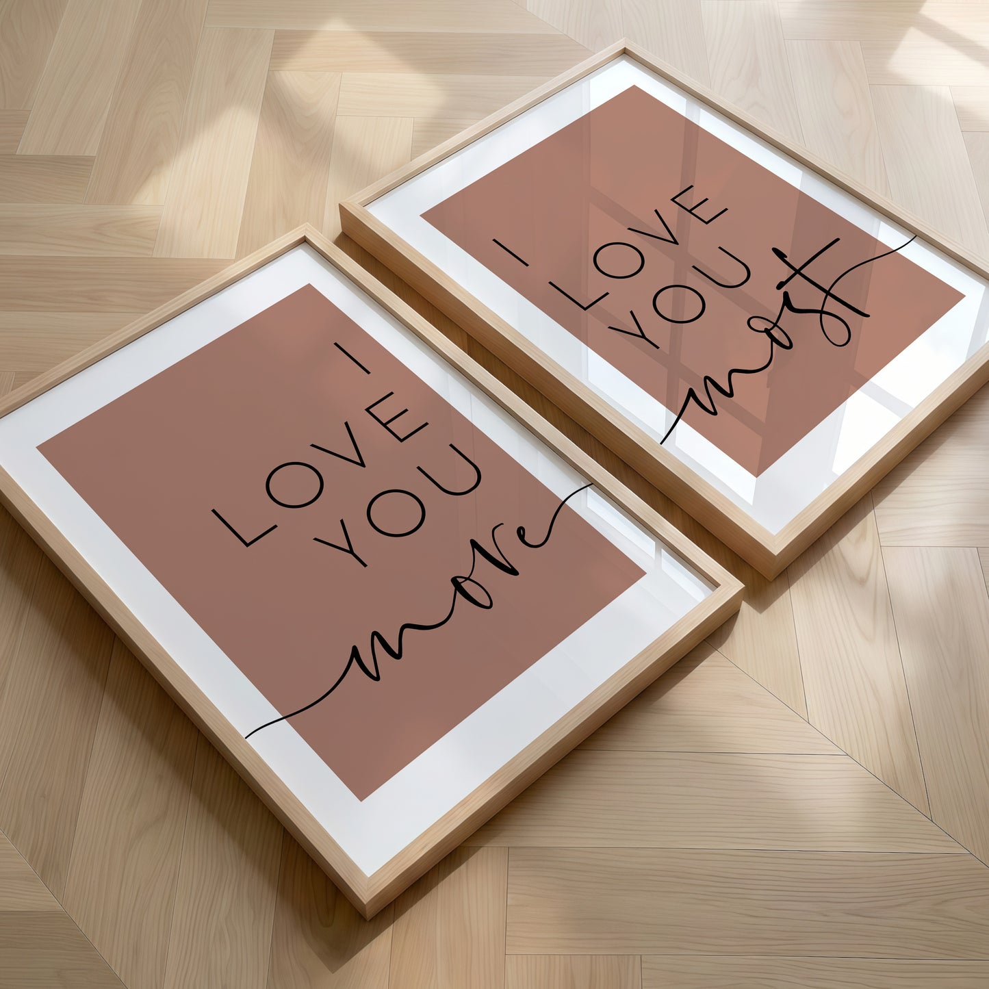 I Love You More, I Love You Most | Set of 2