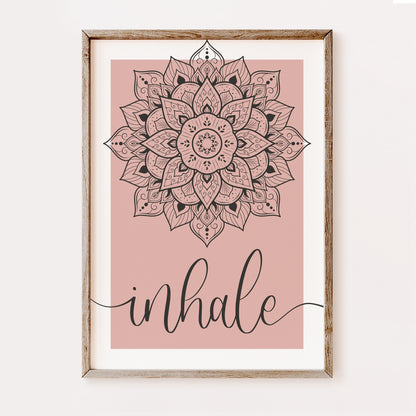 Inhale and Exhale Mandala | Set of 2