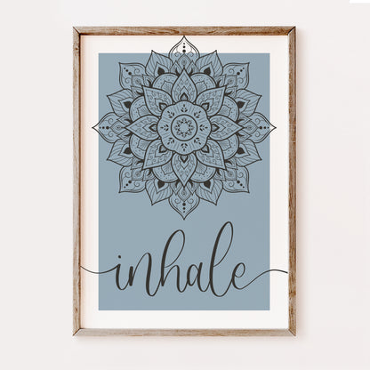 Inhale and Exhale Mandala | Set of 2