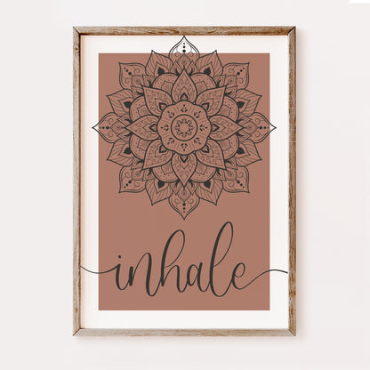 Inhale and Exhale Mandala | Set of 2