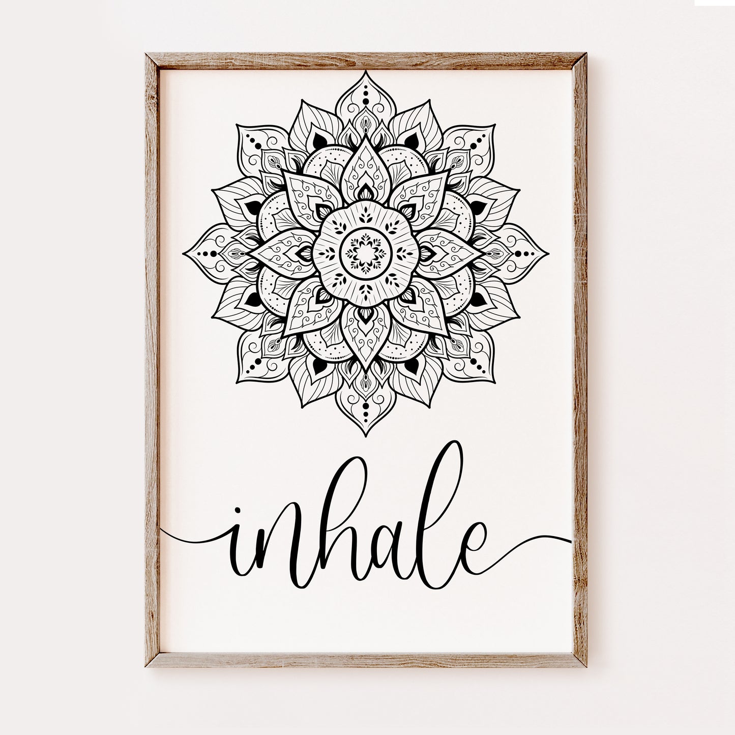 Inhale and Exhale Mandala | Set of 2