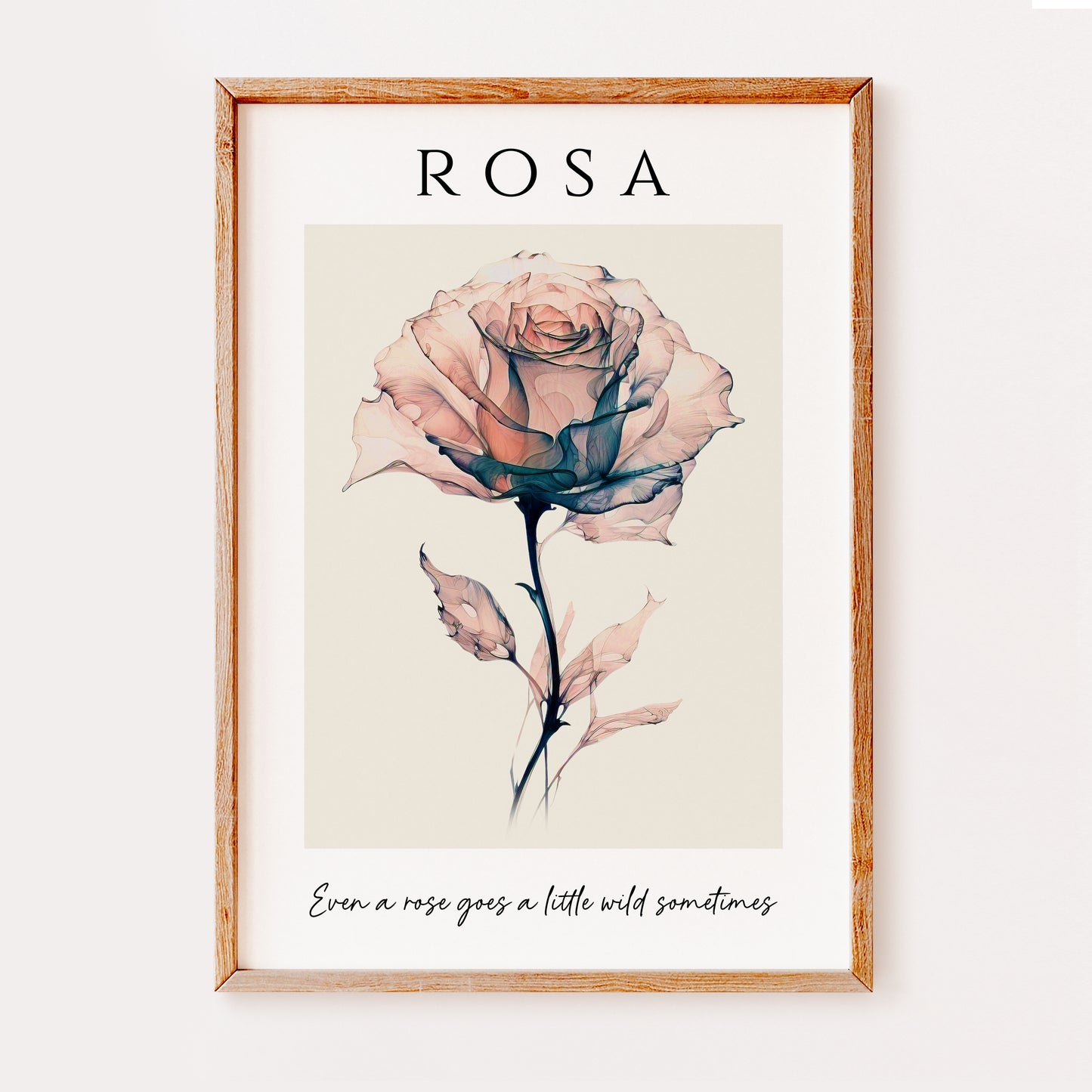 Rosa Quote Print