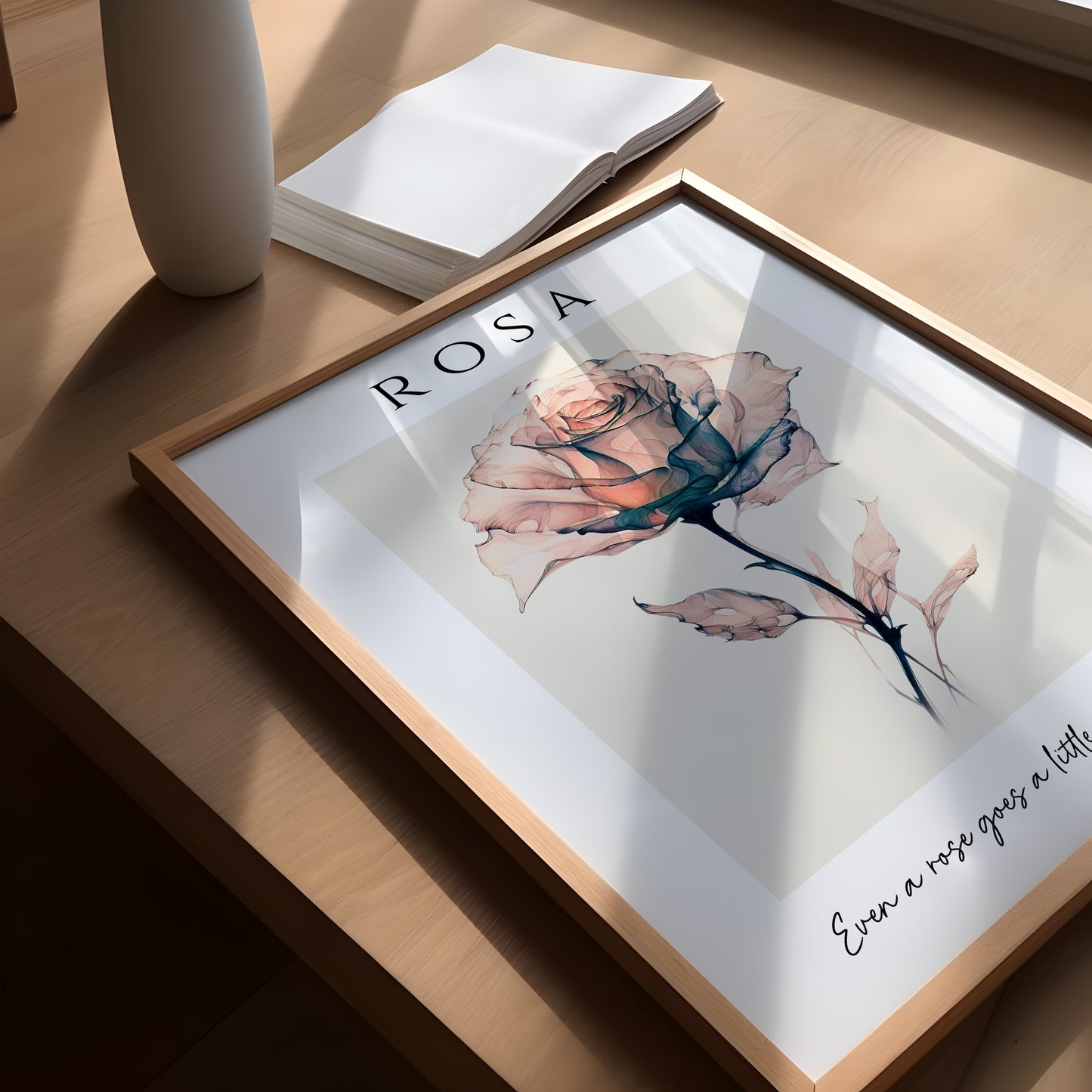 Rosa Quote Print