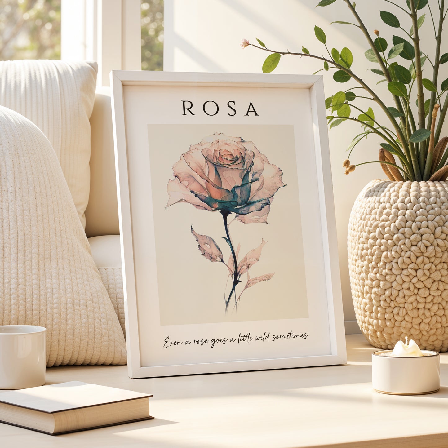 Rosa Quote Print