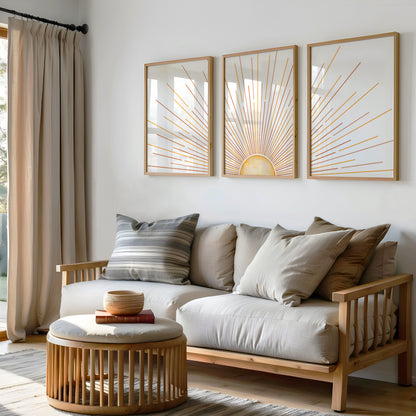 Boho Sun Print | Set of 3